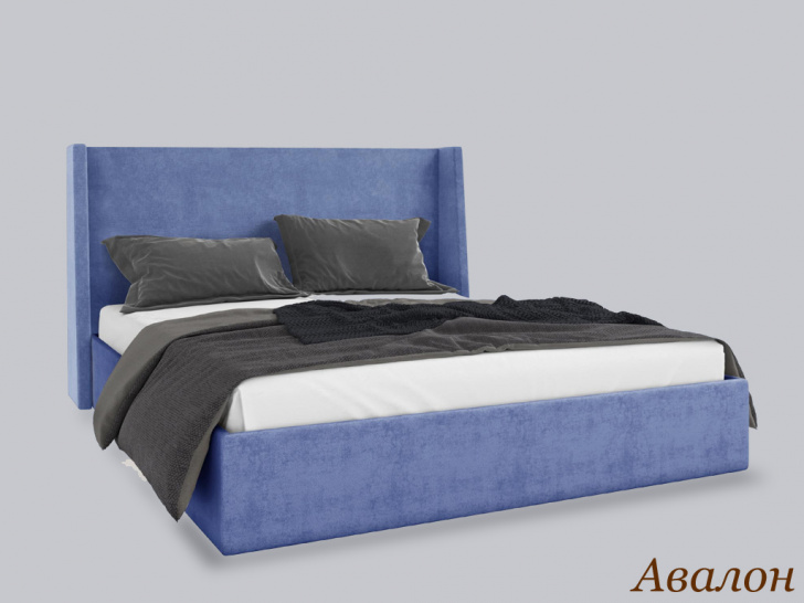 Красивая кровать с мягким изголовьем «Авалон»
