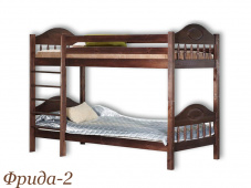 Недорогая детская двухъярусная кровать с защитным бортиком «Фрида-2»