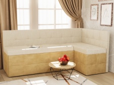 Бежевый угловой диван «Грета – 19»