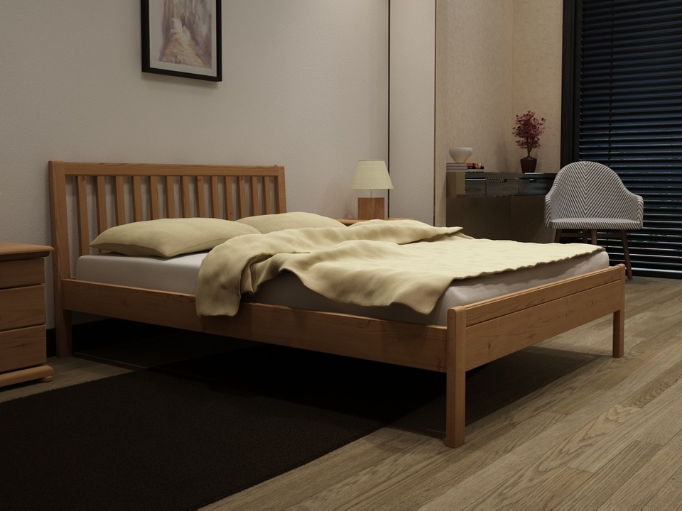 Большое изголовье кровати: проект из дерева в фермерском стиле