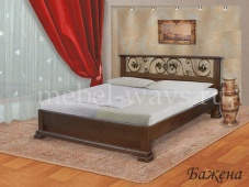 Двуспальная кровать с ковкой «Бажена»