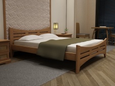 Деревянная кровать в восточном стиле «Идиллия-19»