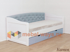 Детская кровать голубого цвета для мальчика «Камея»