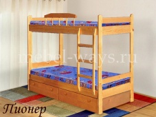 Двухъярусная кровать для подростков «Пионер»