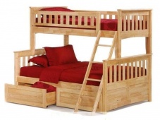 Двухъярусная кровать с тремя спальными местами «Модерн»