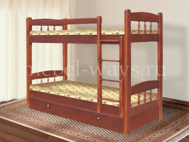 Двухъярусная кровать для детей и взрослых «Скаут-1»