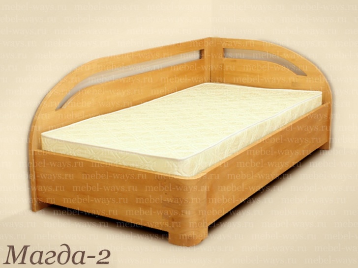 Двуспальная кровать с двумя спинками «Магда-2»