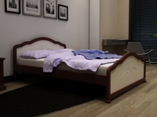 Красивая кровать из дерева «Идиллия-8»
