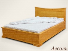 Кровать с гнутой спинкой «Ассоль»
