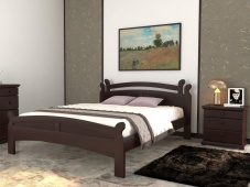 Кровать с фигурным изголовьем «Августина-4»