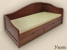 Кровать в виде дивана с тремя спинками «Уют»