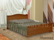 Двуспальная кровать из массива дерева «Маговия»