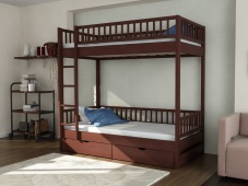 Недорогая двухэтажная кровать из дерева «Руфина 30»