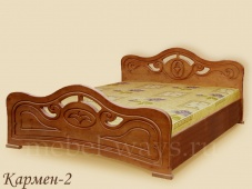 Красивая односпальная кровать «Кармен-2»