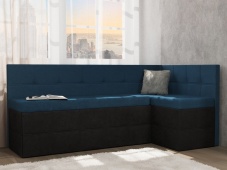 Угловой синий диван «Грета – 13»