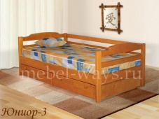 Кровать для детей с ящиками «Юниор-3»