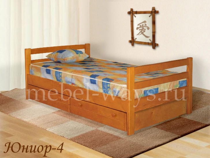 Подростковая кровать со спинками «Юниор-4»